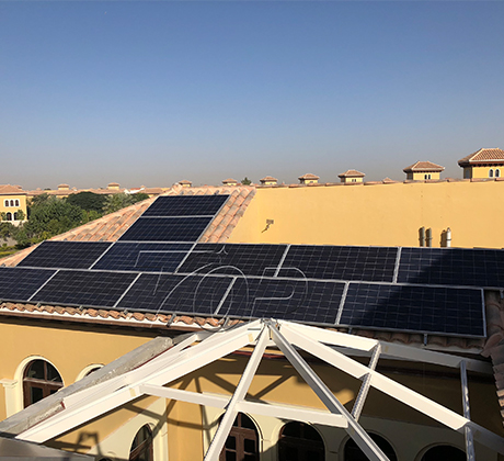 6KW Tile Roof Solar Mount System in Dubai