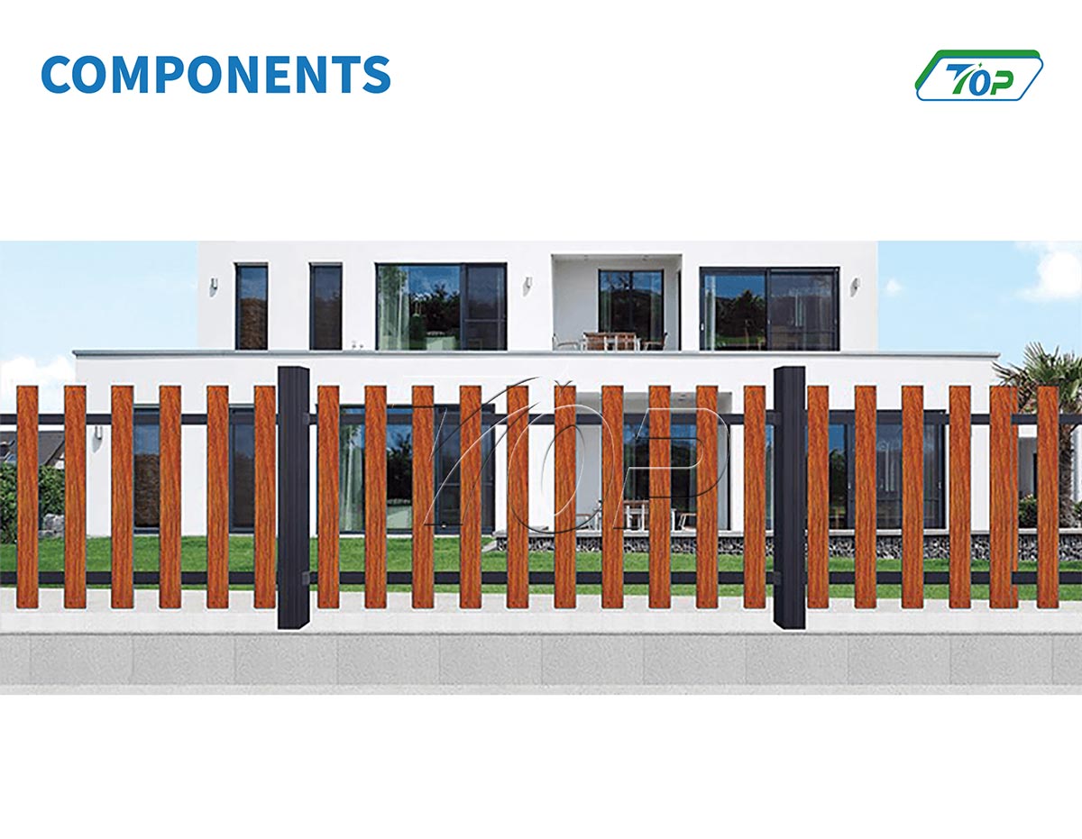 tubular steel fence