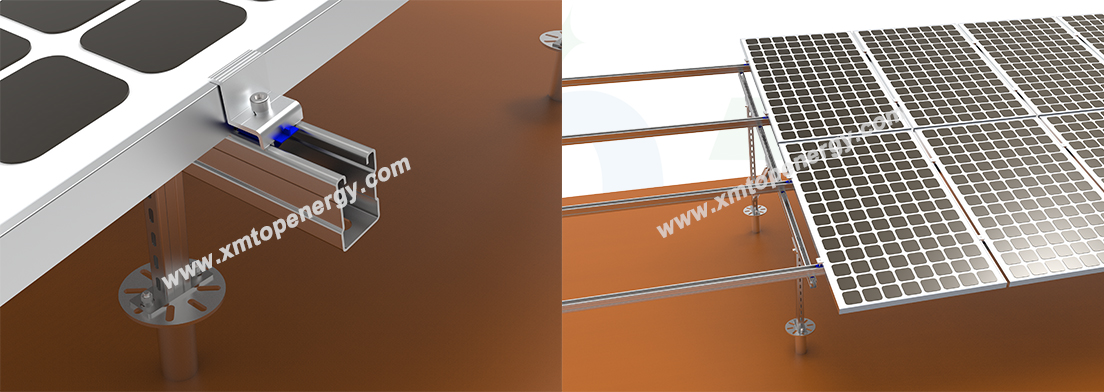HDG steel solar mounts