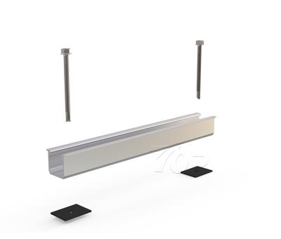 railless solar mounting
