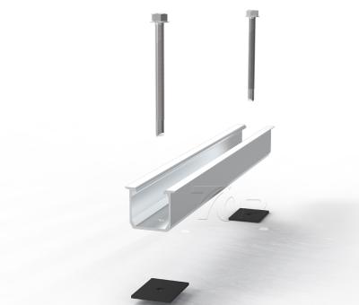 railless solar mounting