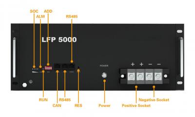 48V 50Ah Lifepo4 Lithium Batteries Rack For Hybrid Off Grid Solar System