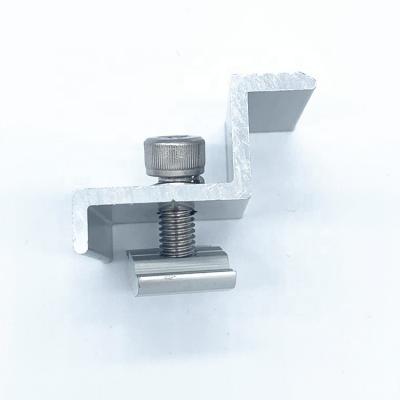 Solar Mounting Structure Aluminum End Clamps for Solar Mounting Bracket