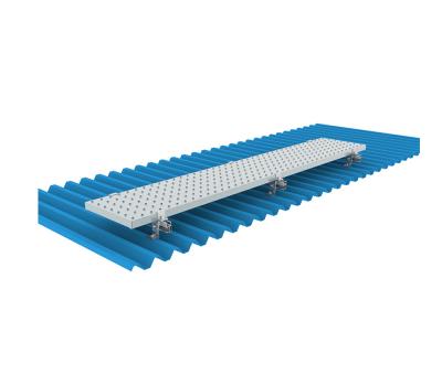 Solar panel roof walkway