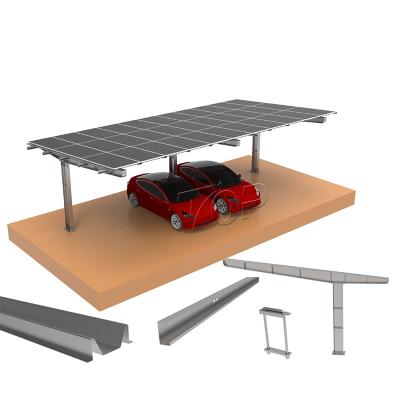Low-Cost Solar Carport Mounting