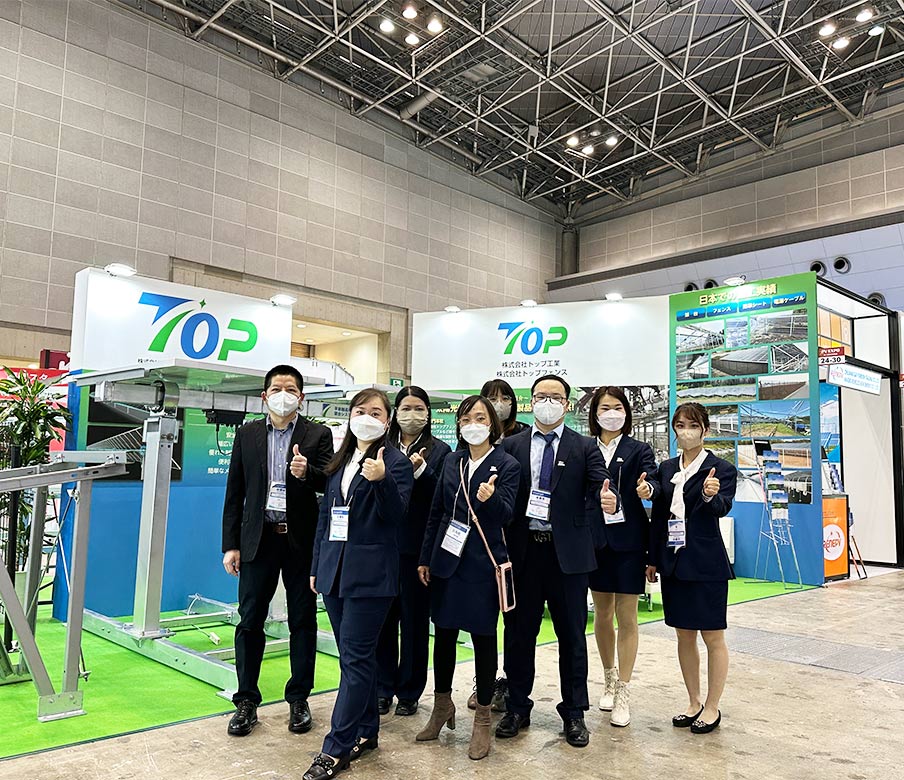 TopEnergy showcased its solar tracking system & solar farm in PV EXPO 2023