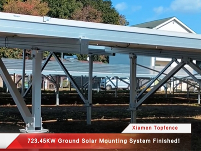 Success Story！723.45KW Solar Mounting System Finished!