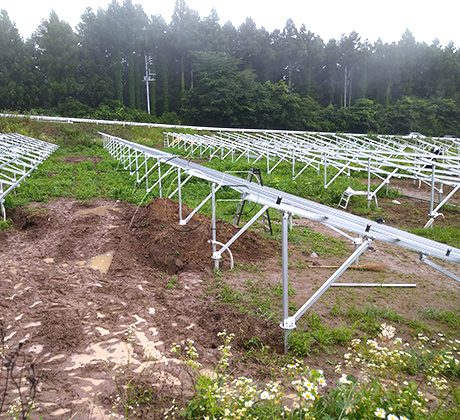 568KW Solar Panel Ground Mounting Frames Solution