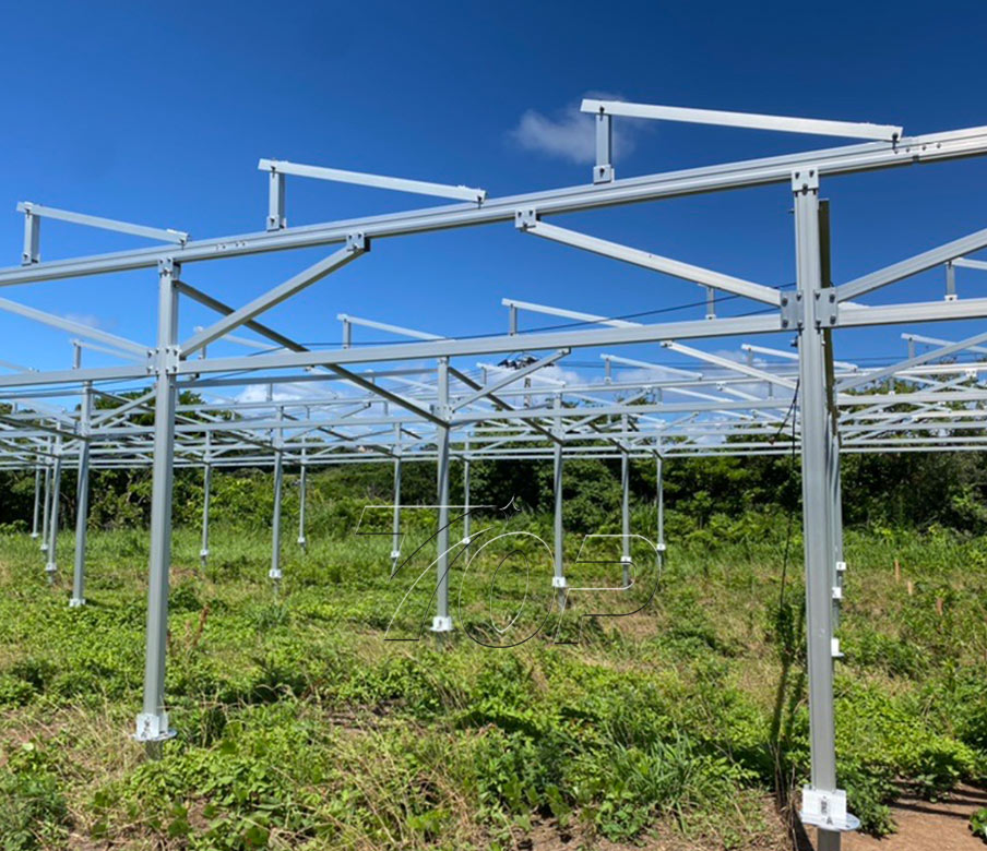 TopEnergy provided to solve solar panel structure for more  than 20 farm in Japan
